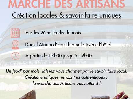 MARCHE DE PRODUCTEURS ET ARTISANTS LOCAUX EAU THERMALE AVENE