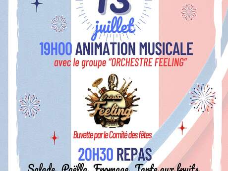FÊTE NATIONALE - DIMANCHE 13 JUILLET