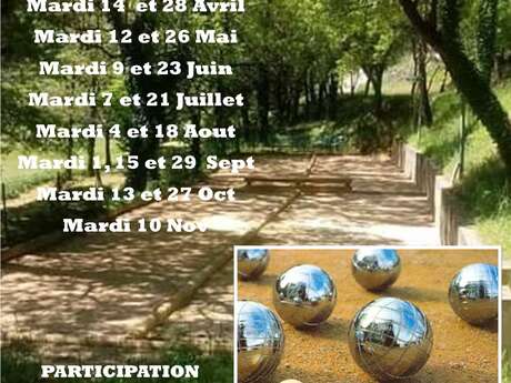 CONCOURS AMICAL DE PÉTANQUE À AVÈNE