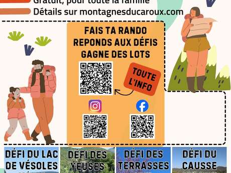 RANDO DÉFI - MONTAGNES DU CAROUX 2026