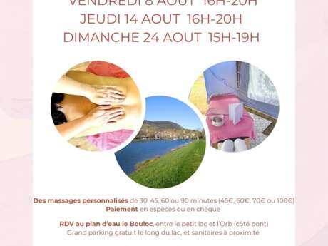MASSAGES ENTRE LAC ET RIVIÈRE À CEILHES
