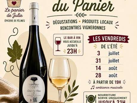 SOIRÉES BAR À VIN DU PANIER