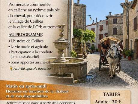 DÉCOUVREZ CEILHES EN CALÈCHE