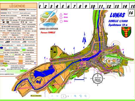 COURSE D'ORIENTATION A LUNAS