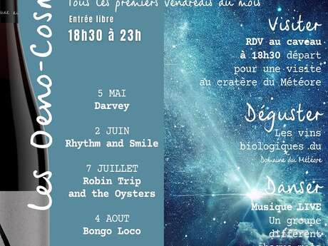 LES SOIRÉES OENO-COSMIQUES AU DOMAINE DU MÉTÉORE
