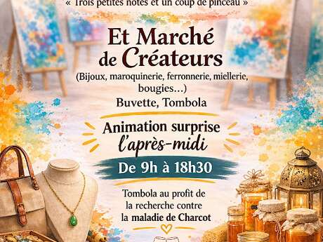 EXPOSITION DE PEINTURE & MARCHÉ DE CRÉATEURS