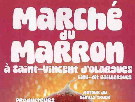 LE MARCHÉ DU MARRON