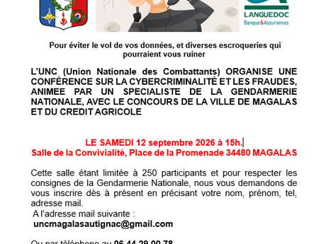 CONFÉRENCE SUR LA CYBERCRIMINALITÉ ET LES FRAUDES