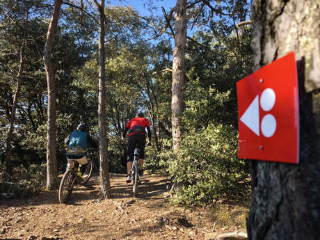 LIAISON ENDURO N°7 LE PIN - SITE VTT-FFC CAROUX EN HAUT LANGUEDOC