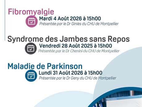 CONFÉRENCE MÉDICALE : LA MALADIE DE PARKINSON