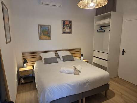 LA CHAMBRE DE L'OLIVIER DU GÎTE A COEUR  VAILLANT