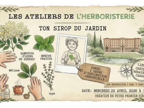 Les ateliers de l'herboristerie : fabrication d'un sirop de plantes en famille