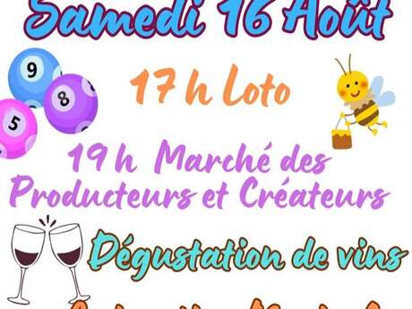 LOTO - MARCHÉ DES PRODUCTEURS ET CRÉATEURS