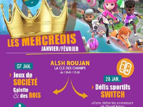 PLANET'ADOS - LES MERCREDIS - JEUX DE SOCIÉTÉ & GALETTE DES ROIS