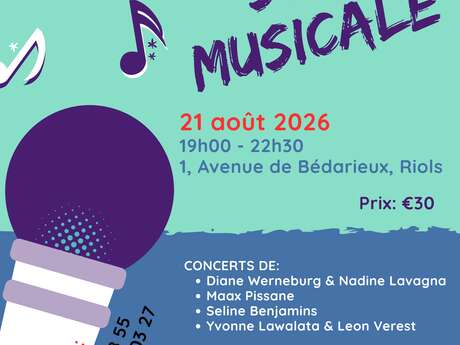 SOIRÉE MUSICALE ET GOURMANDE DE L'ÉTÉ