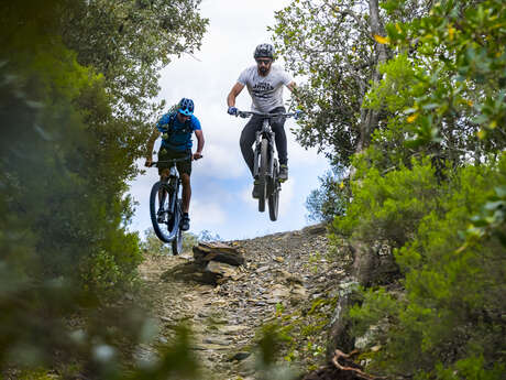 CIRCUIT VTT ENDURO COMPLET  N°27 :  BARDOU - SITE VTT-FFC CAROUX EN HAUT-LANGUEDOC