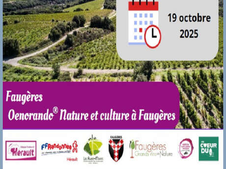 "VIGNOBLES EN SCENE" INAUGURATION DE L'OENO-RANDO NATURE ET CULTURE À FAUGÈRES