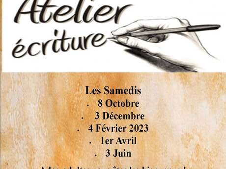 ATELIER ÉCRITURE