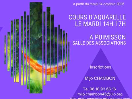 COURS D'AQUARELLE