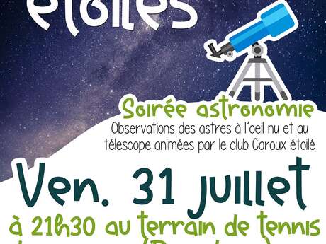 SOIREE CLUB ASTRO : DANS LES ETOILES