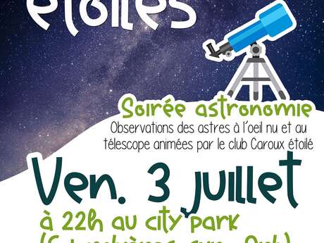 SOIREE CLUB ASTRO : DANS LES ETOILES