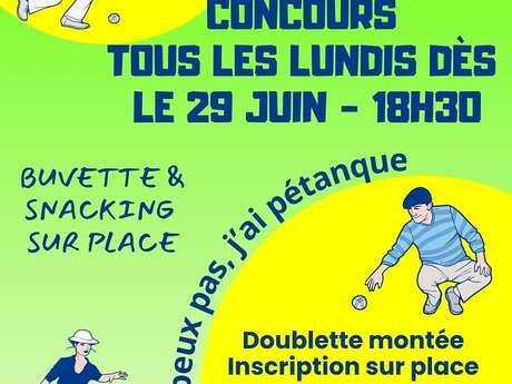 CONCOURS DE PÉTANQUE