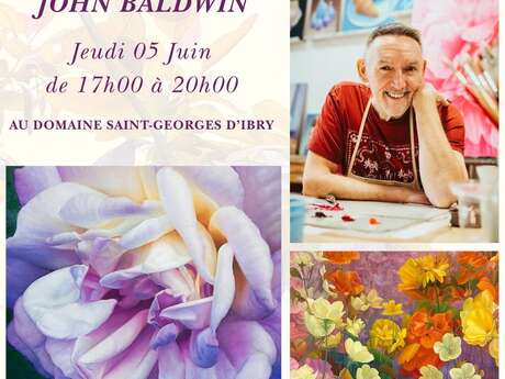 EXPOSITION DE L'ARTISTE JOHN BALDWIN ET VERNISSAGE