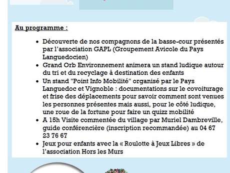 FETE DE L'ECOTOURISME