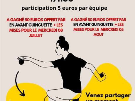 CONCOURS DE PÉTANQUE EN DOUBLETTES