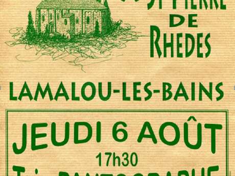 LES MOMENTS MUSICAUX DE ST PIERRE DE RHÈDES