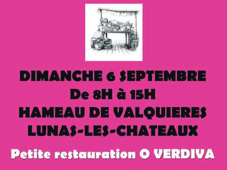 VIDE GRENIER DE VIVRE VALVERDIO