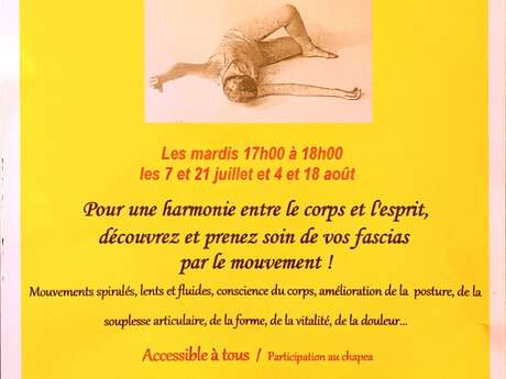 ACTIVITÉ DOUCE AU SOL, TRAVAIL DES FASCIAS