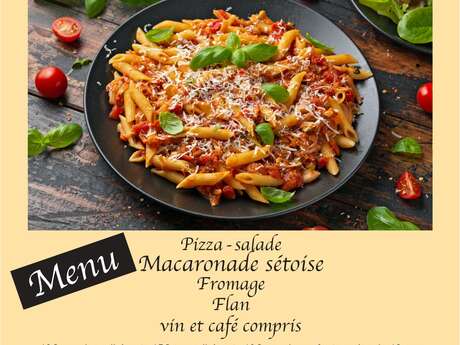 SOIRÉE CONVIVIALE AVEC MACARONADE SETOISE