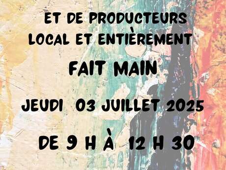 MARCHÉ DE CRÉATEURS ET PRODUCTEURS