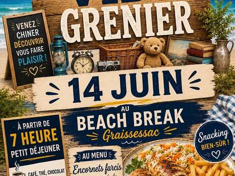 VIDE GRENIER AU BEACH BREAK
