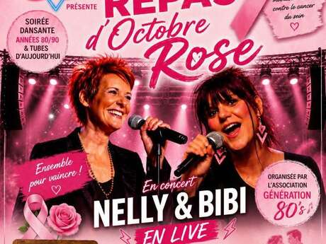 REPAS ET SOIRÉE D'OCTOBRE ROSE AVEC NELLY ET BIBI