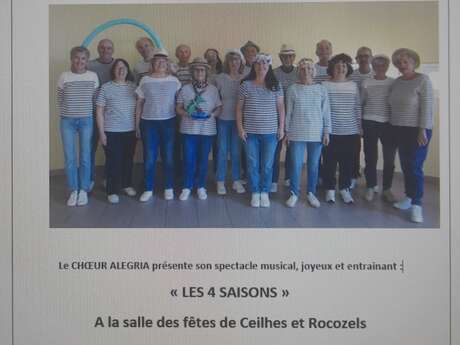 CONCERT LE CHOEUR ALEGRIA CONCERT LE CHOEUR ALEGRIA