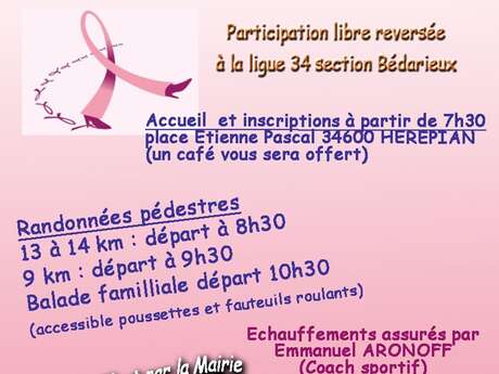 OCTOBRE ROSE : MARCHE SOLIDAIRE