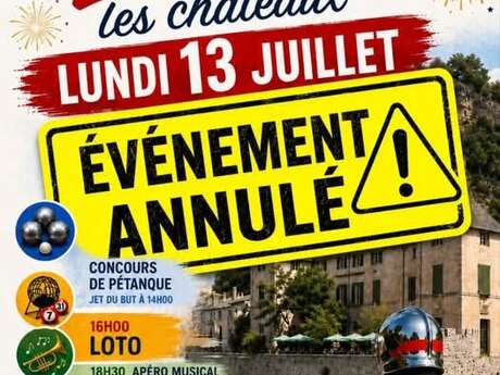 ANNULÉ ! APÉRO MUSICAL AVEC PENA, FEU D'ARTIFICE ET BAL
