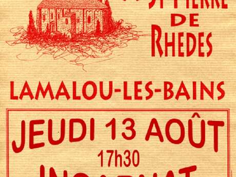 LES MOMENTS MUSICAUX DE ST PIERRE DE RHÈDES
