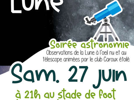 SOIREE CLUB ASTRO : DANS LA LUNE !