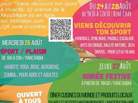 QUARTIERS D'ÉTÉ : SPORTS ET PLAISIRS