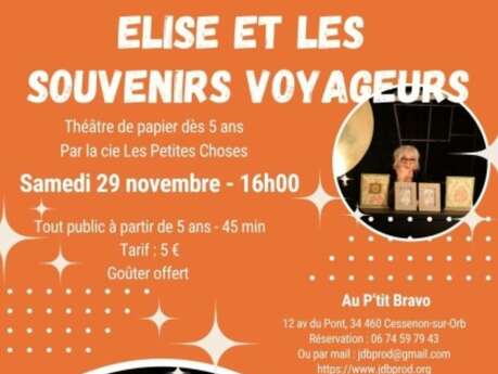 ELISE ET LES SOUVENIRS VOYAGEURS
