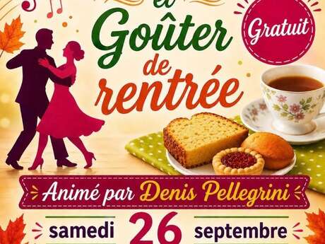 APRÈS-MIDI DANSANT ET GOUTER DE LA RENTRÉE