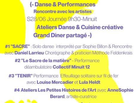 SPECTACLE CUISINE ET RESI.DANCE