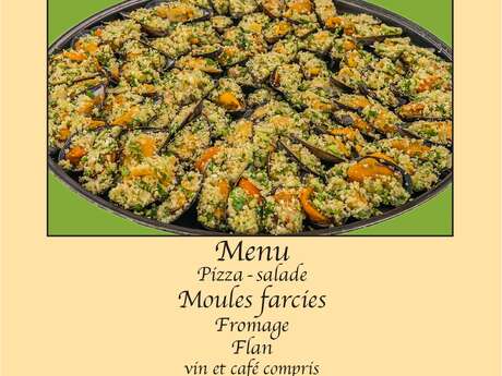 SOIRÉE CONVIVIALE AVEC MOULES FARCIES