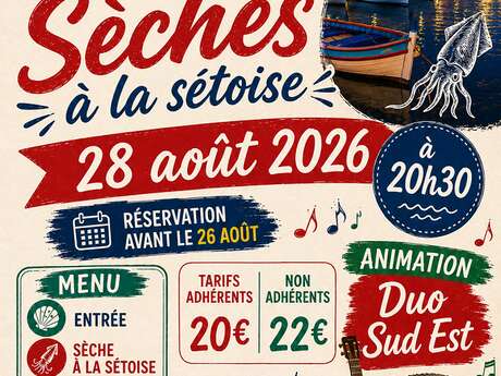 SOIRÉE SÈCHES À LA SÉTOISE AVEC LE DUO SUD EST