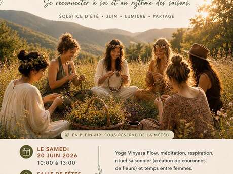 MATINÉE YOGA, MÉDITATION & CERCLE DE FEMMES TRUSCAS