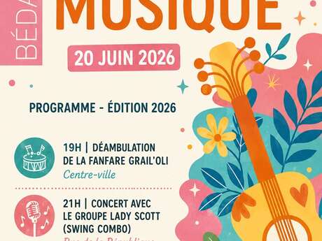 FÊTE DE LA MUSIQUE SOIRÉE MOUSSE