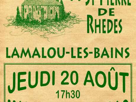 LES MOMENTS MUSICAUX DE ST PIERRE DE RHÈDES